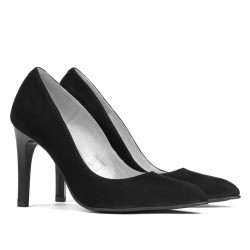 Eleganckie damskie buty 1276 czarny antilop