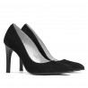Eleganckie damskie buty 1276 czarny antilop