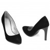 Eleganckie damskie buty 1276 czarny antilop