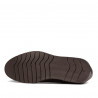 Casualowe buty 929 brązowe łączone