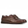 Casualowe buty 929 brązowe łączone