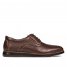 Casualowe buty 929 brązowe łączone