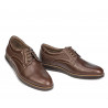 Casualowe buty 929 brązowe łączone