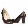 Eleganckie buty damskie 1245 kawa