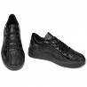 Casual/sportowe buty 6035 czarne kombinowane