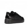 Casual/sportowe buty 6035 czarne kombinowane
