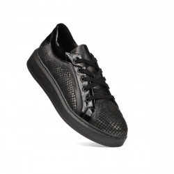 Casual/sportowe buty 6035 czarne kombinowane
