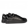 Casual/sportowe buty 6035 czarne kombinowane