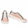 Casual/sportowe buty 6035 różowe kombinowane