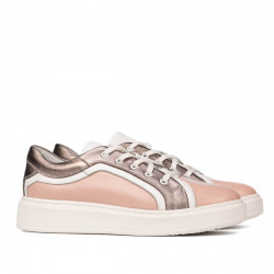 Casual/sportowe buty 6035 różowe kombinowane