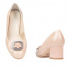 Eleganckie damskie buty 1274 perłowy róż