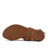 Damskie sandały 5073 camel welur