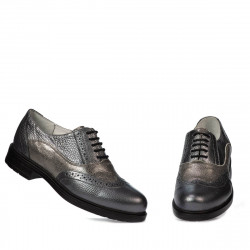 Buty casual damskie 683 szary perłowy