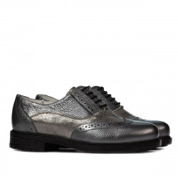 Buty casual damskie 683 szary perłowy
