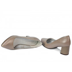 Eleganckie buty damskie 1283 cappuccino