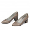 Eleganckie buty damskie 1283 cappuccino