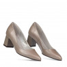 Eleganckie buty damskie 1283 cappuccino
