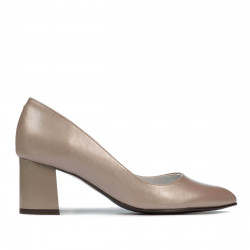 Eleganckie buty damskie 1283 cappuccino