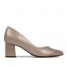 Eleganckie buty damskie 1283 cappuccino