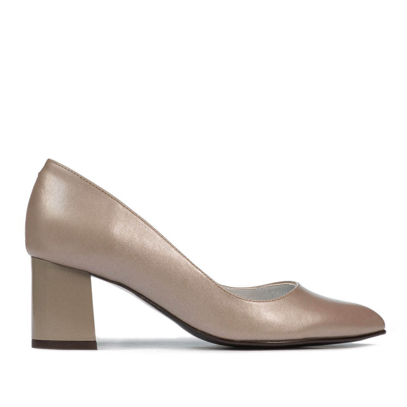 Eleganckie buty damskie 1283 cappuccino