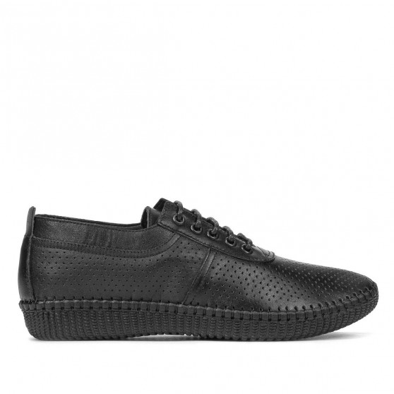 Damskie mokasyny 6034-1 czarne