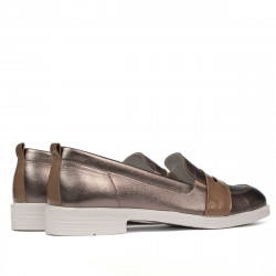Damskie buty casual/eleganckie 6037 miedziany kombinowany
