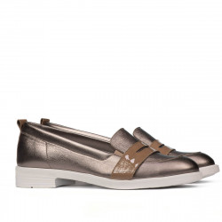 Damskie buty casual/eleganckie 6037 miedziany kombinowany