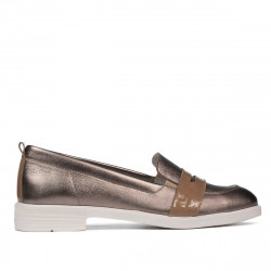 Damskie buty casual/eleganckie 6037 miedziany kombinowany