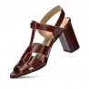 Sandały damskie 1284 bordo