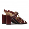 Sandały damskie 1284 bordo
