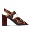 Sandały damskie 1284 bordo