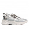 Damskie buty sportowe 6038 perłowy niebieski kombinowany
