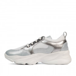 Damskie buty sportowe 6038 perłowy niebieski kombinowany