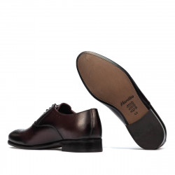 Eleganckie buty męskie 932 a bordo