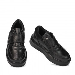 Dziecięce buty 2009 czarny kombinowany