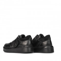 Dziecięce buty 2009 czarny kombinowany