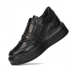 Dziecięce buty 2009 czarny kombinowany