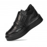 Dziecięce buty 2009 czarny kombinowany