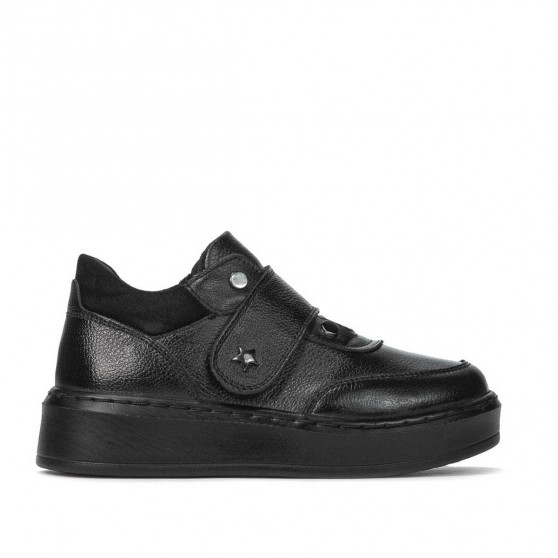 Dziecięce buty 2009 czarny kombinowany