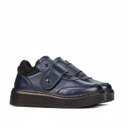 Buty dziecięce 2009 indigo perłowy kombinowany