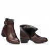 Buty damskie 3359 bordo