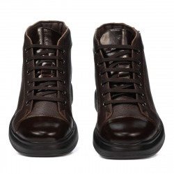 Buty męskie 4125 kawa mix