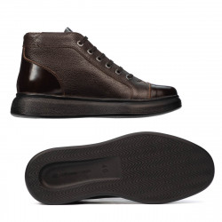Buty męskie 4125 kawa mix