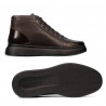 Buty męskie 4125 kawa mix