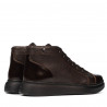 Buty męskie 4125 kawa mix