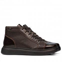 Buty męskie 4125 kawa mix