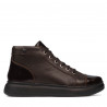 Buty męskie 4125 kawa mix