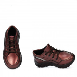 Buty dziecięce 72c bordo perła