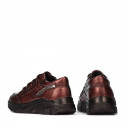 Buty dziecięce 72c bordo perła