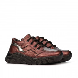 Buty dziecięce 72c bordo perła